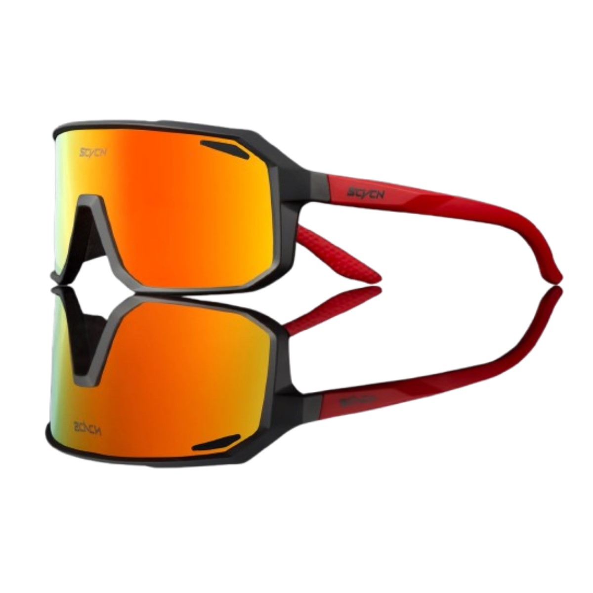 Gafas sol ciclismo lentes rojo camping montaña carretera deportes correr UV400 senderismo moto