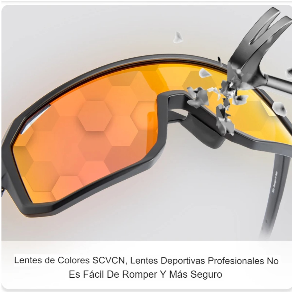 Gafas sol ciclismo lentes rojo camping montaña carretera deportes correr UV400 senderismo moto