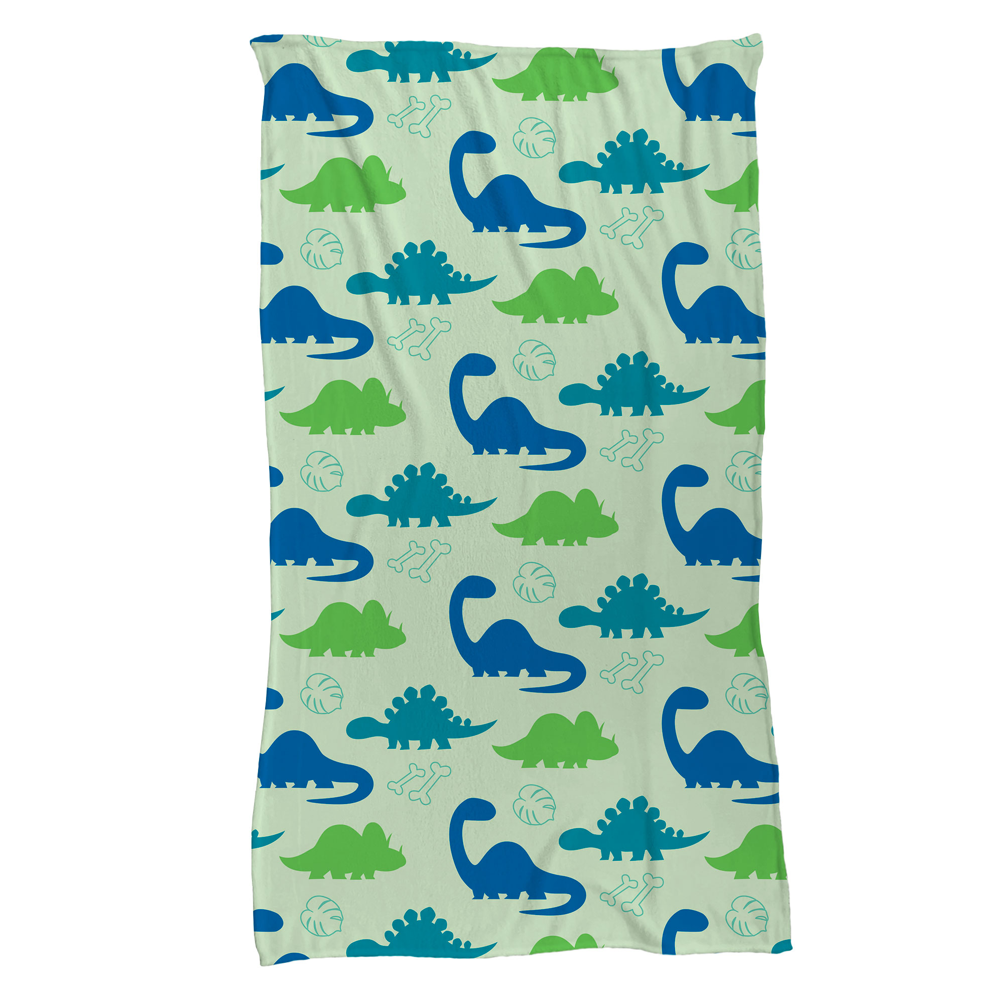 Cobija Manta Frazada Diseño de Dinosaurios Azules Ultra Suave y Ligera de Alta Calidad