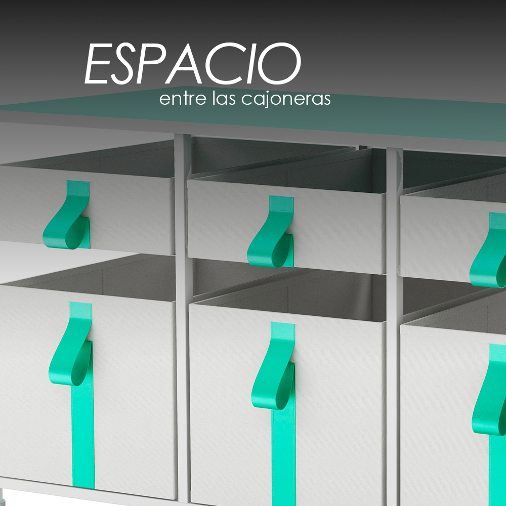 Cajonera de 6 Para Ropa y Juguetes Niño