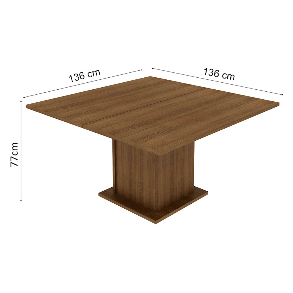 Juego de Comedor con Mesa y 8 Sillas Madesa Marisa MC