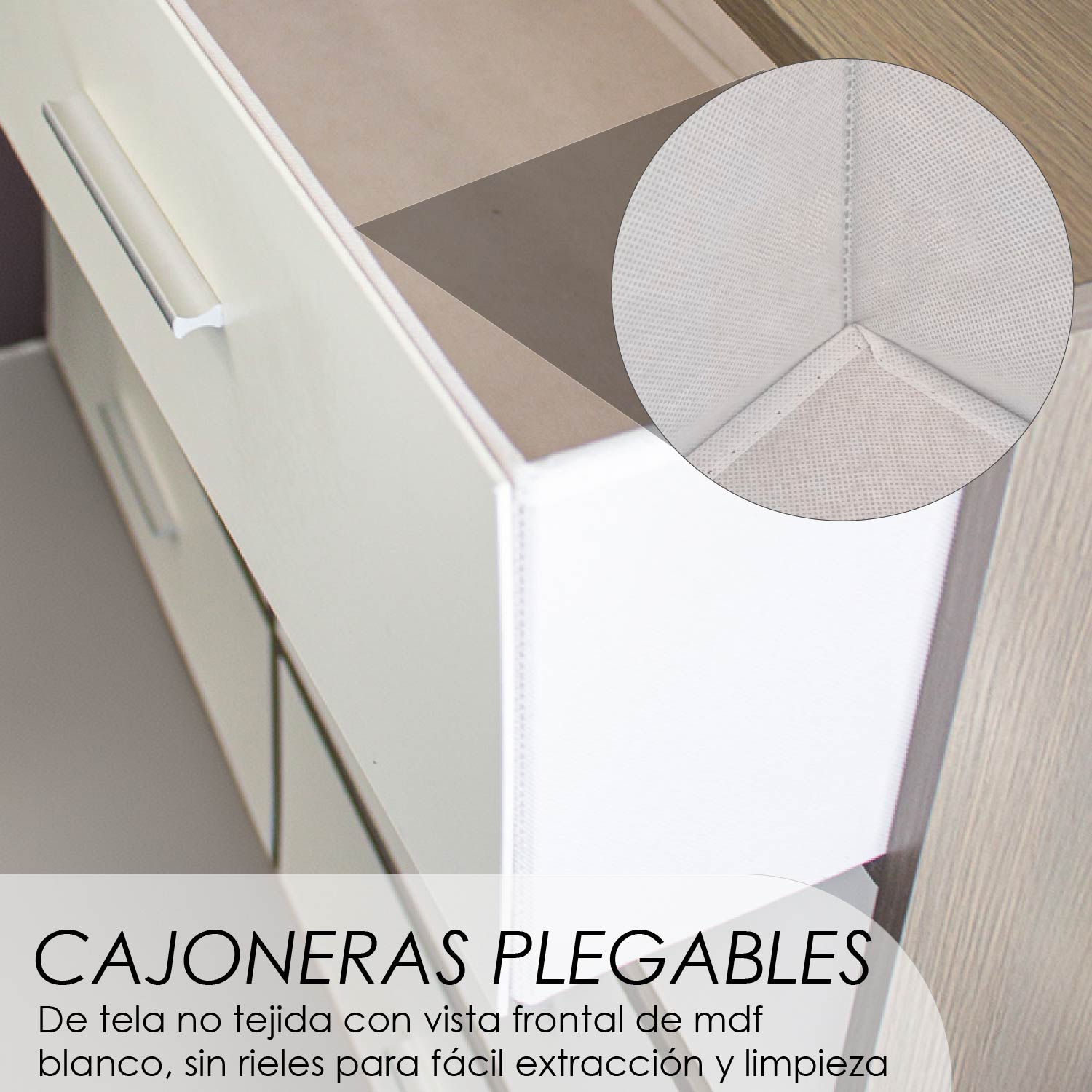 Cajonera Cómoda de 5 cajones Café Ilios Innova
