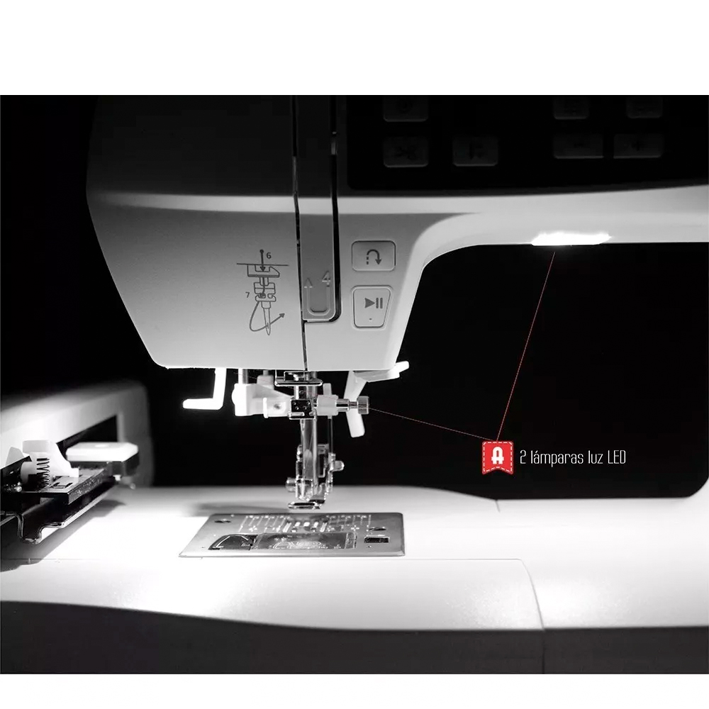 Máquina De Coser Y Bordadora Doméstica 2 En 1 - Alfa Dúo