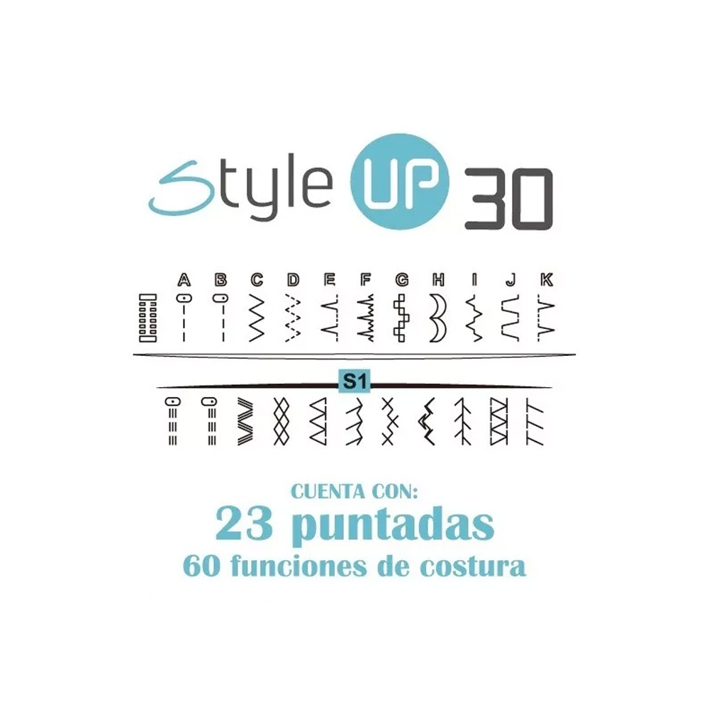 Máquina De Coser Style Up 30 Alfa