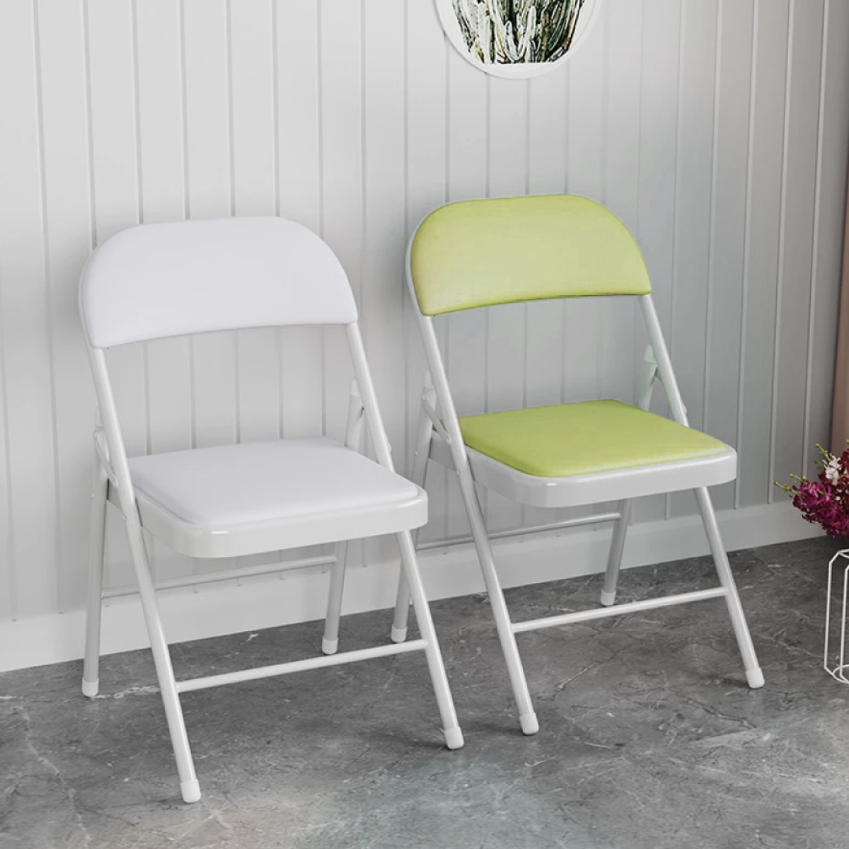 Ilios Innova Silla Plegable acojinada para Oficina, Exteriores, Home Office ergonómica