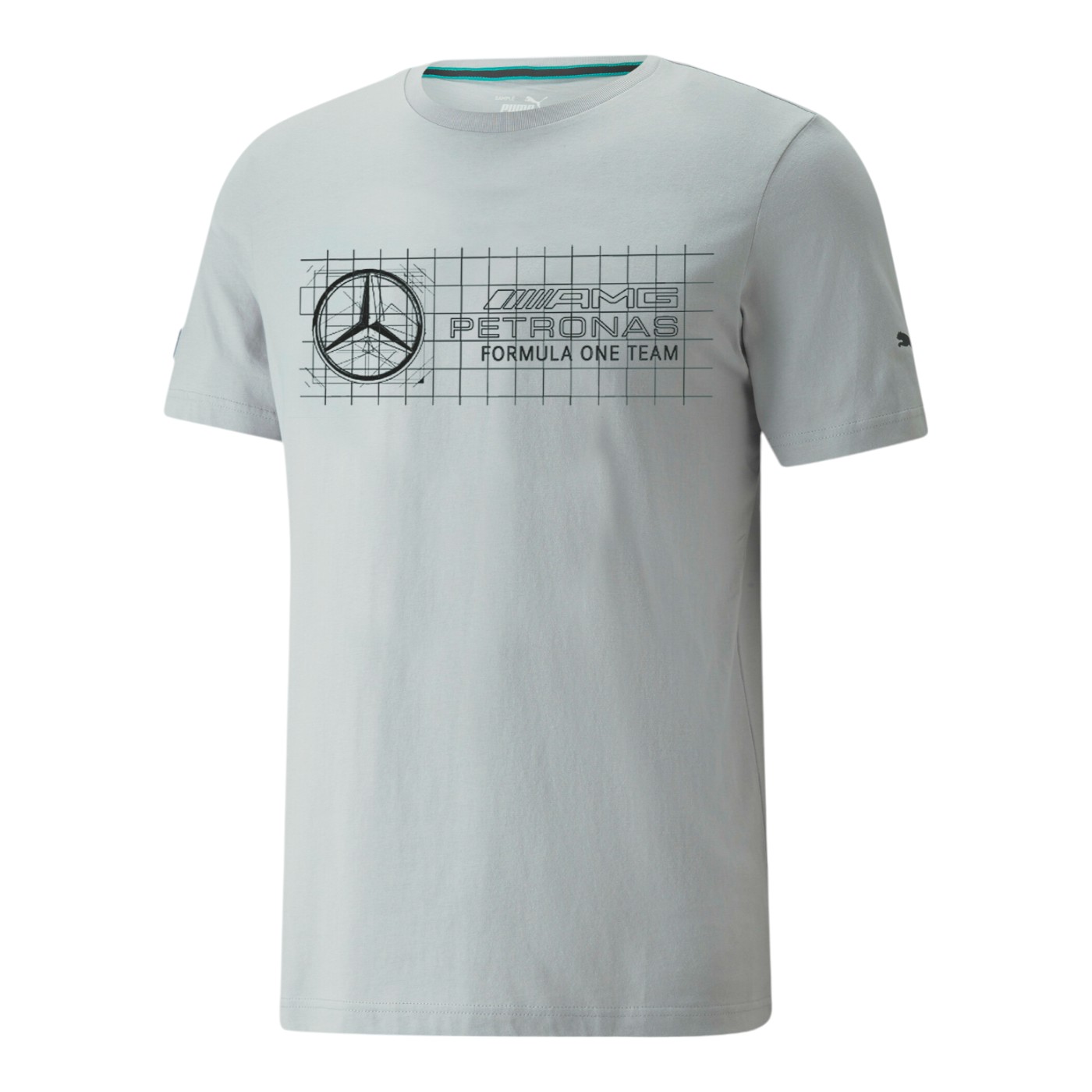 PLAYERA PUMA HOMBRE GRIS PUMA MERCEDES FORMULA 1 MAPF1 LOGO TEE 53369302