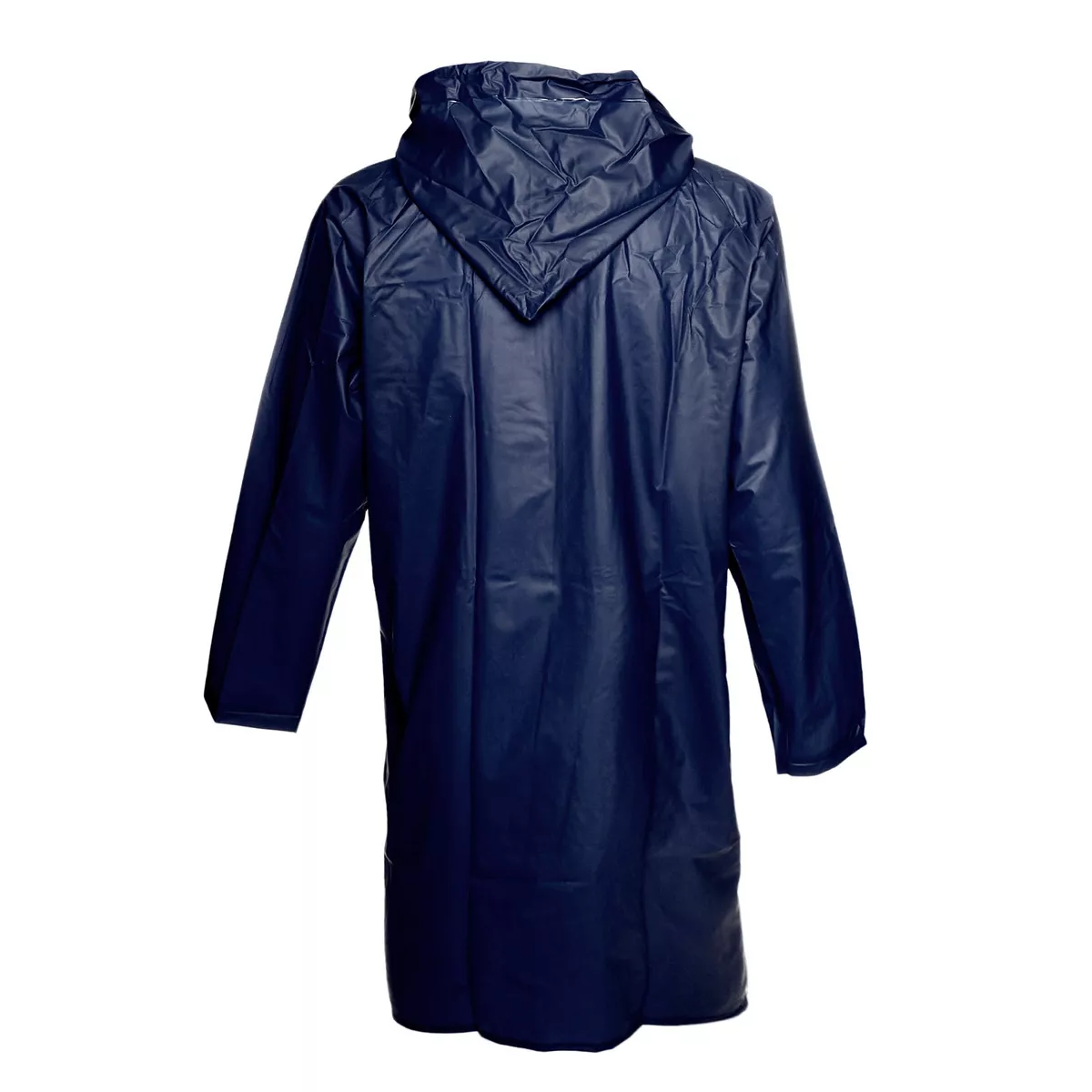 Capa Impermeable Portátil Para Lluvia Gabardina Rompevientos Azul Marino Grande