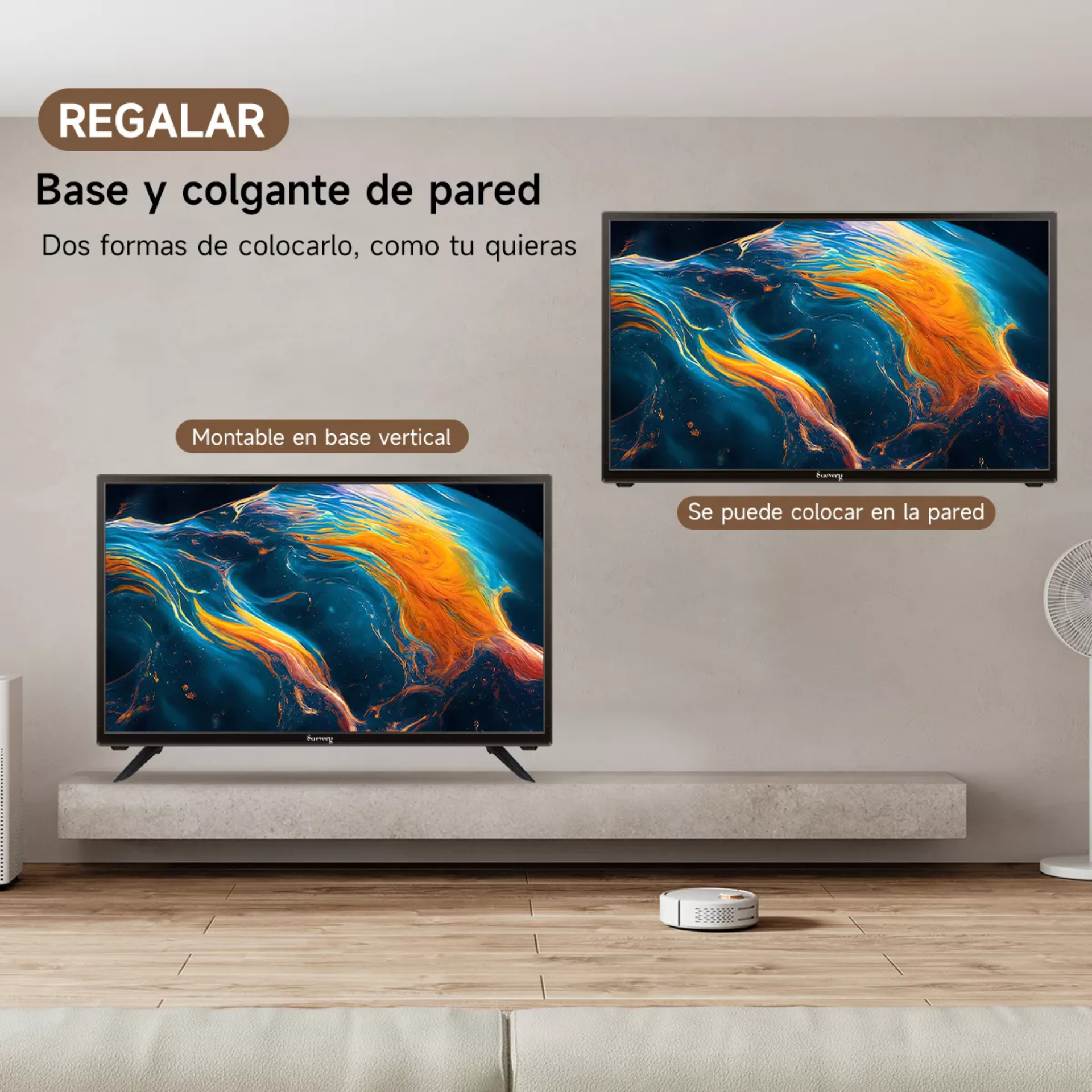 Smart Tv 24 Pulgadas Suevery Dled Full Hd Android Tv Dolby