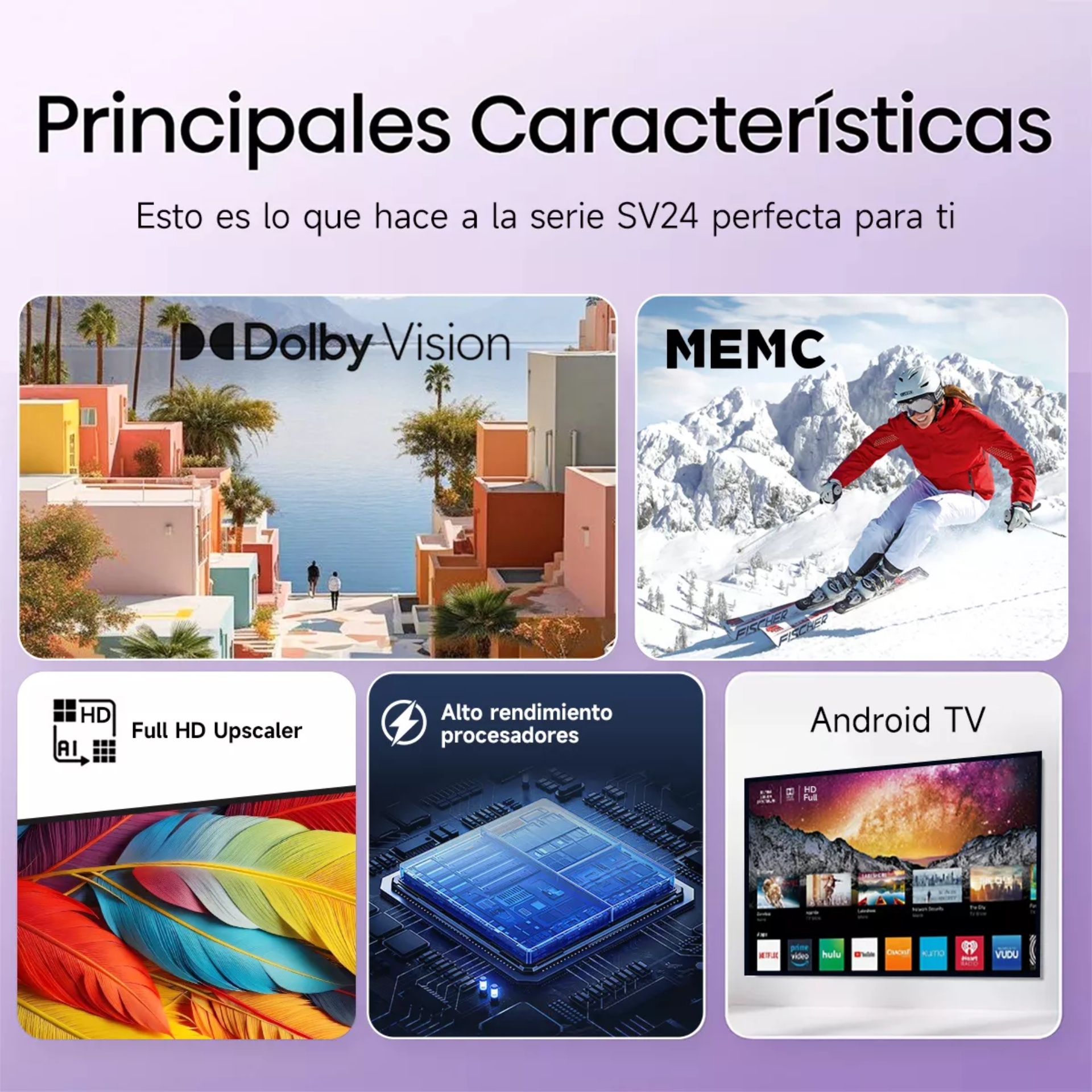 Smart Tv 24 Pulgadas Suevery Dled Full Hd Android Tv Dolby