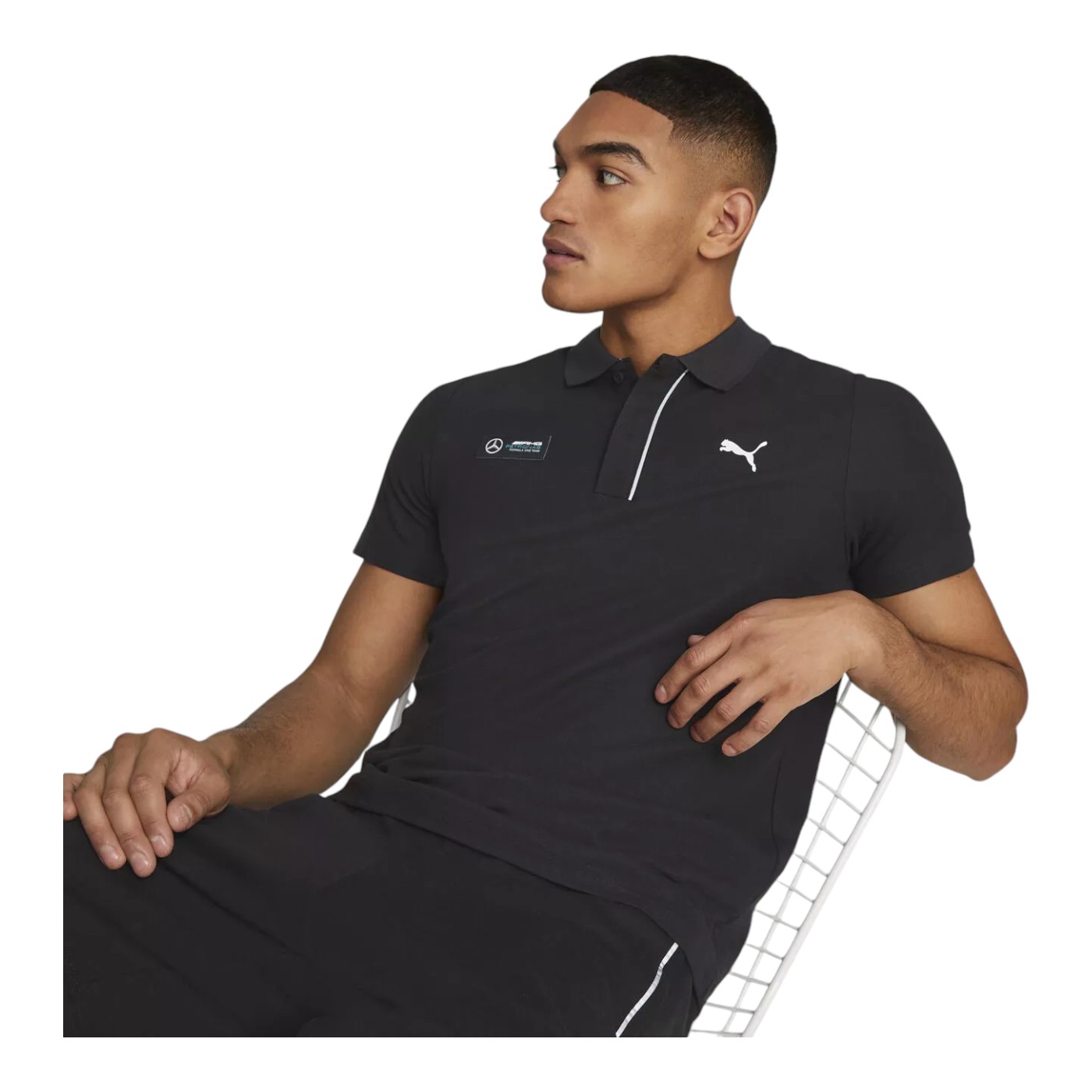 PLAYERA PUMA HOMBRE NEGRO PUMA MERCEDES FORMULA 1 MAPF1 POLO 53847801