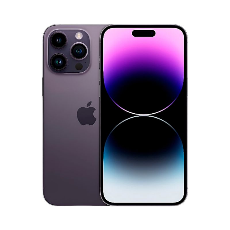 iPhone 14 Pro Max 256GB Morado E-SIM Reacondicionado Grado A + Base Cargador