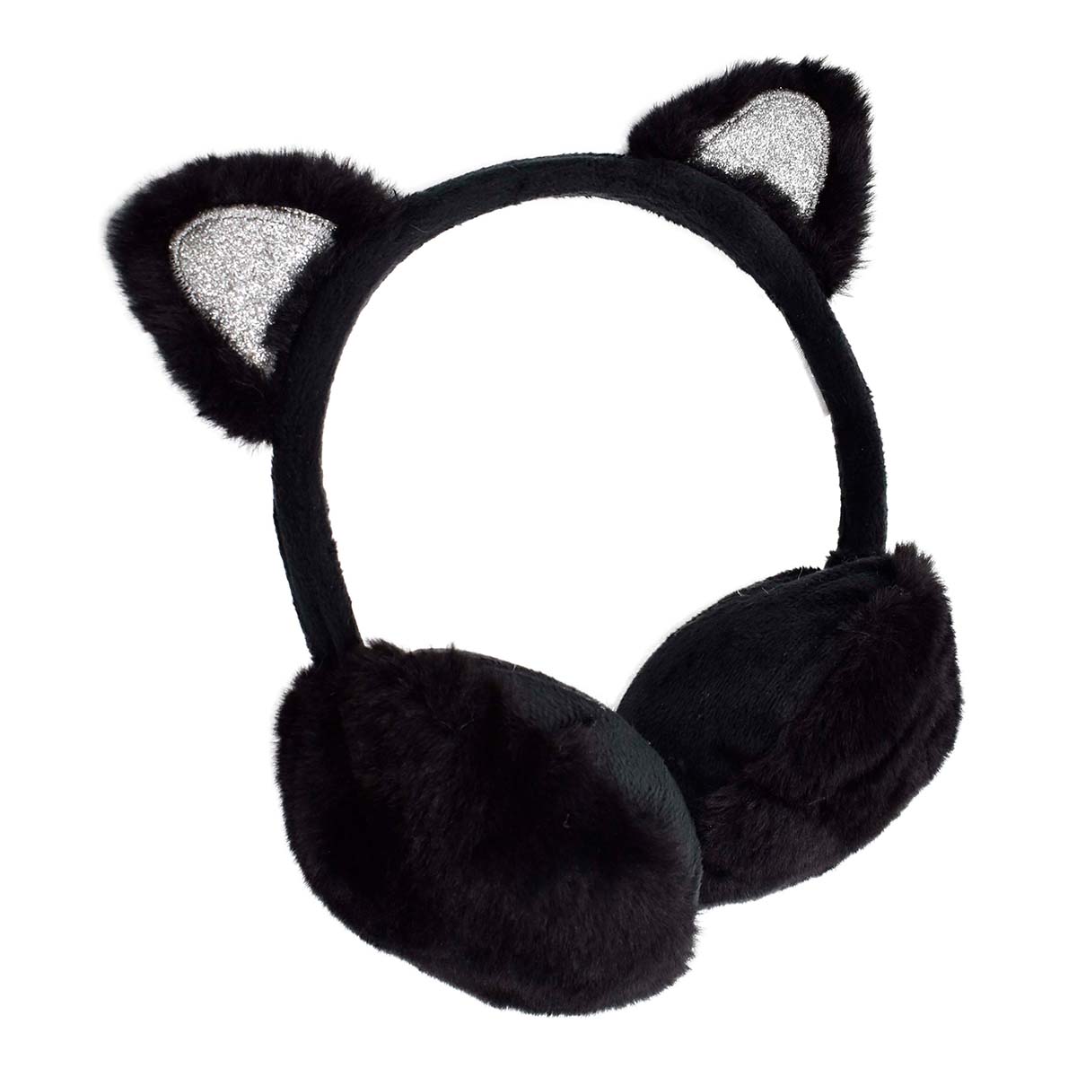 Orejeras Gato Negro Suaves 