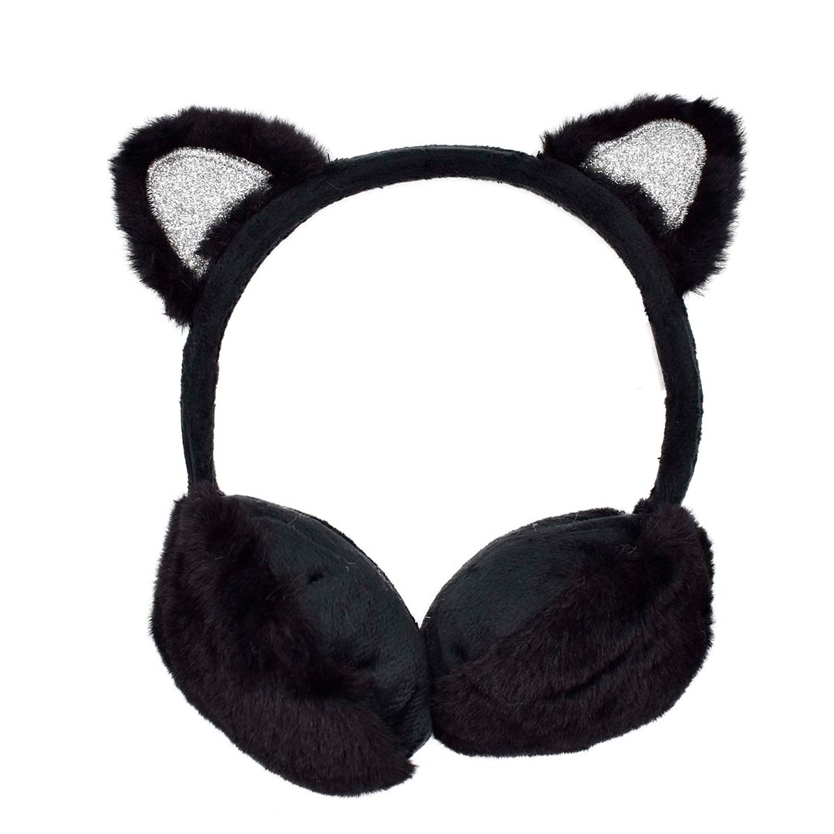 Orejeras Gato Negro Suaves 