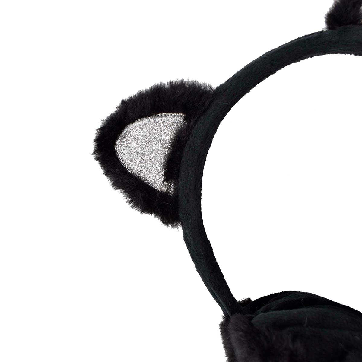 Orejeras Gato Negro Suaves 