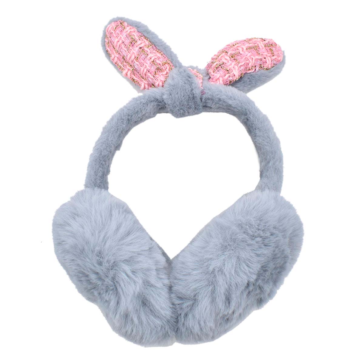 Orejeras de Conejo Color Gris