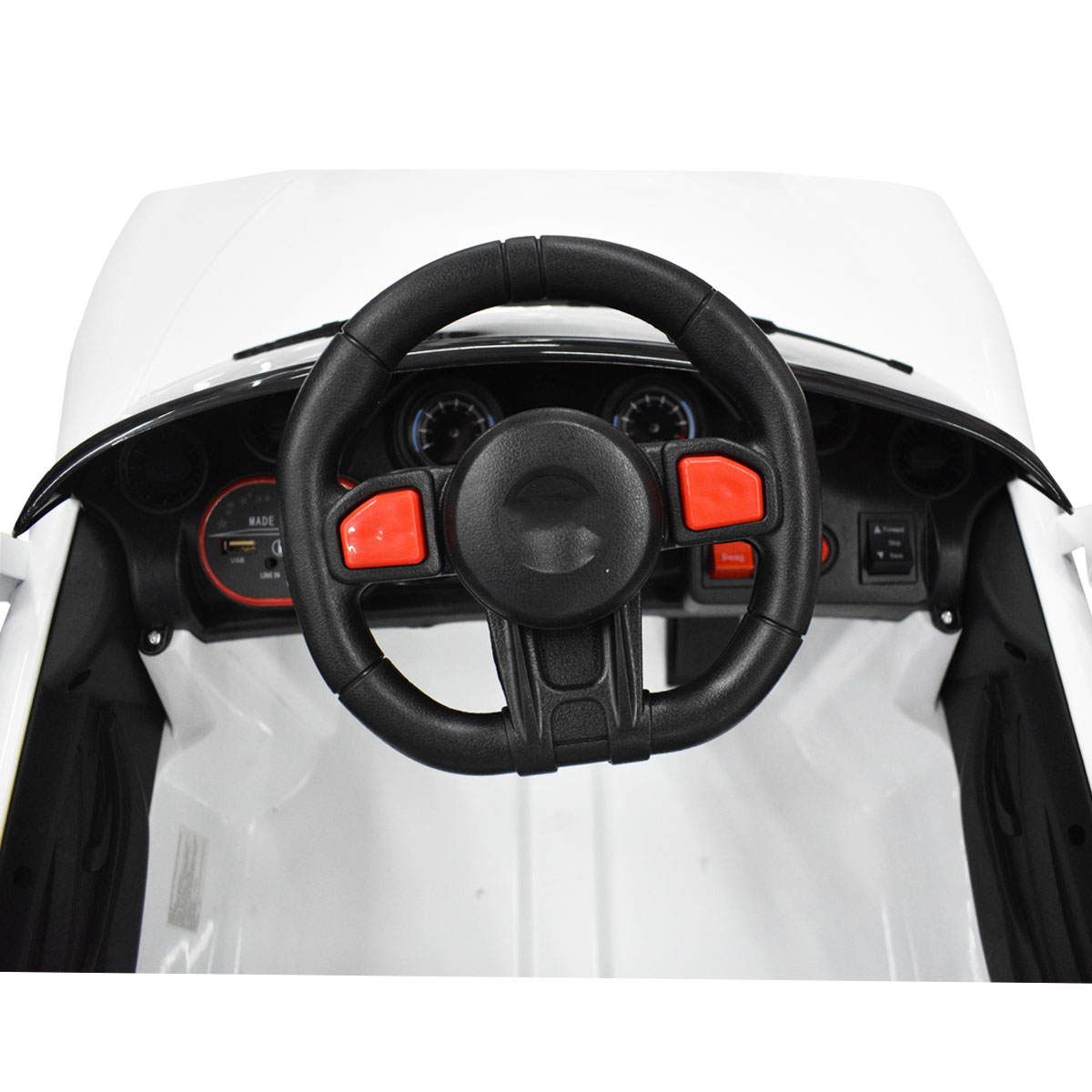 Carro Eléctrico Montable 6 V 911 C-Lee Blanco
