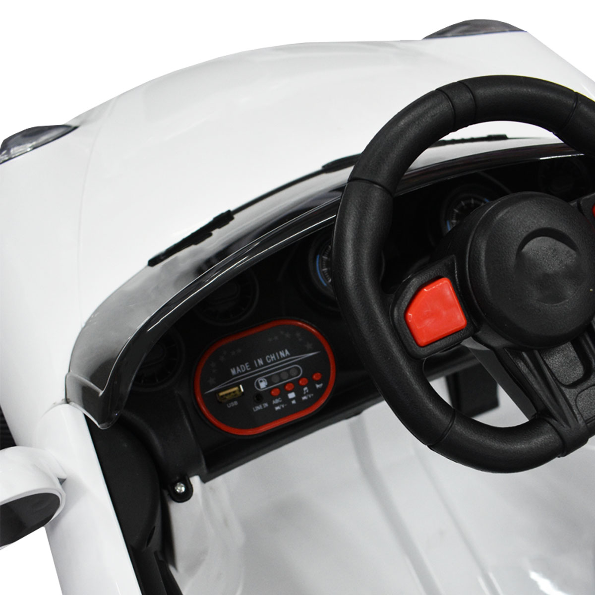 Carro Eléctrico Montable 6 V 911 C-Lee Blanco