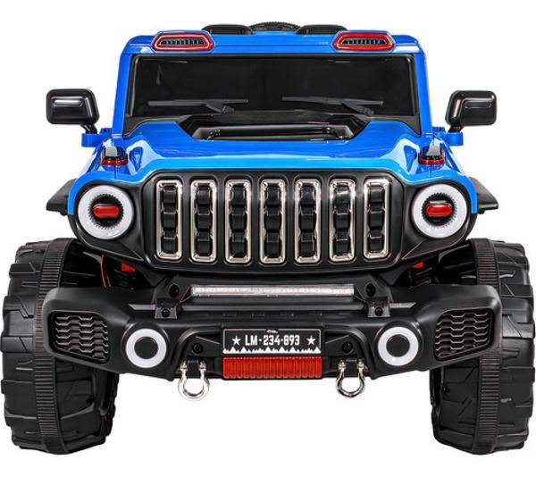 Carro Montable Electrico Control Remoto 4x4 Musica Bluetooth Azul