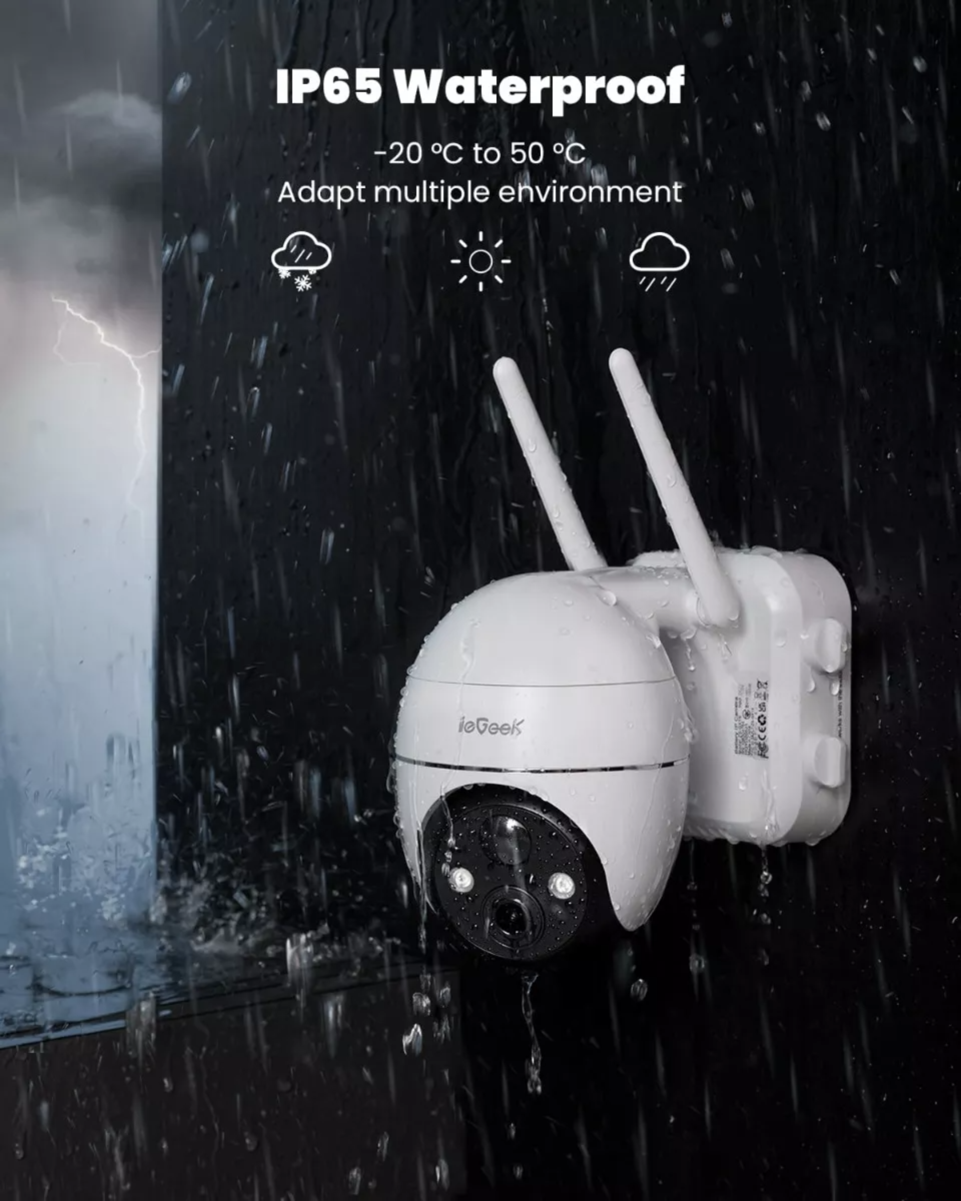 Solar Cámara De Seguridad 2k Exterior Wifi Bateria Con Ptz