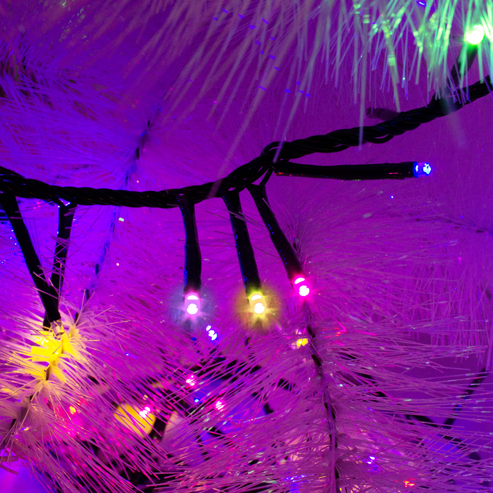 Serie Navideña 500 Led V3 Multicolor Funciones Destello 9 Mt