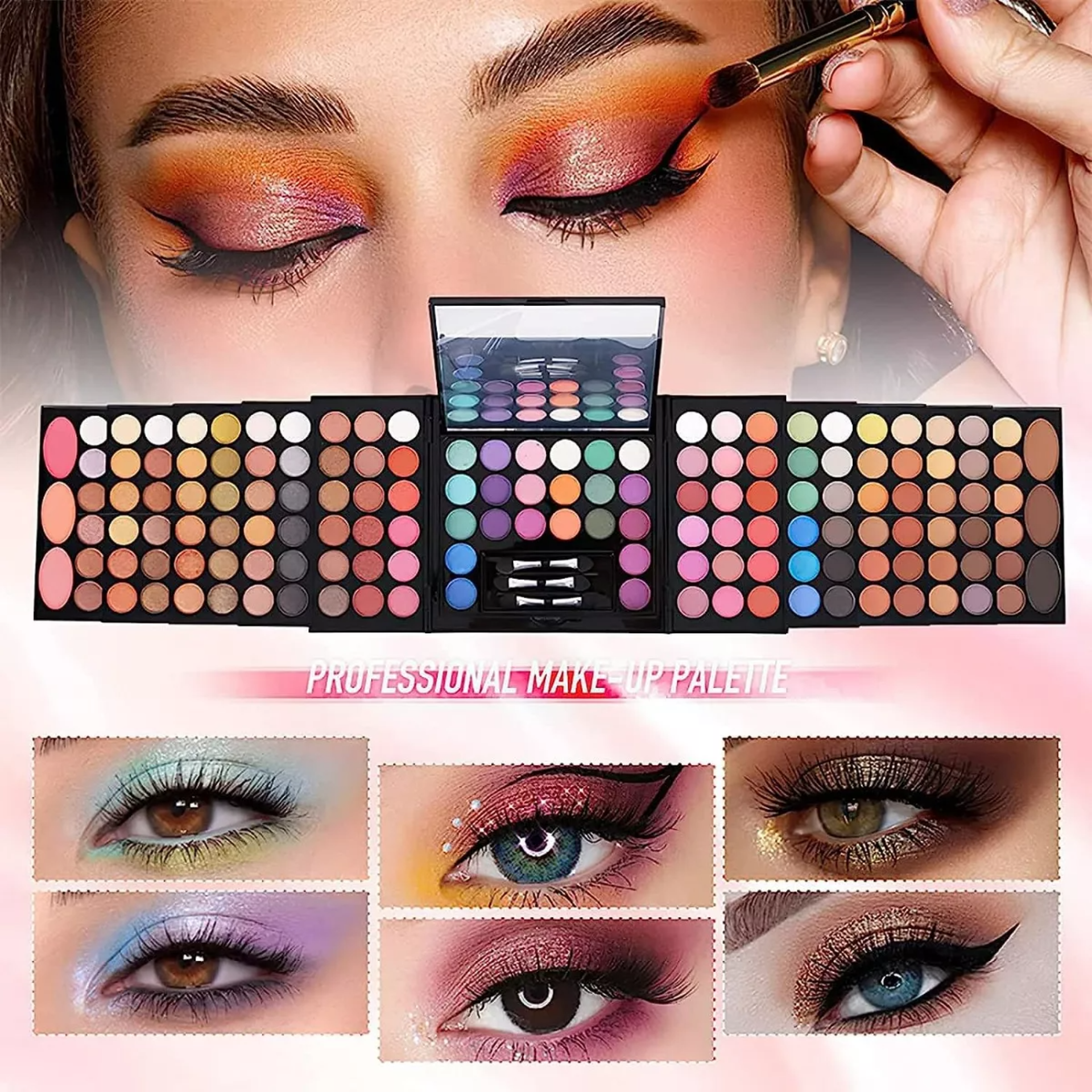 Miss Rose 142 Color Sombra De Ojos Paleta Paleta De Maquilla