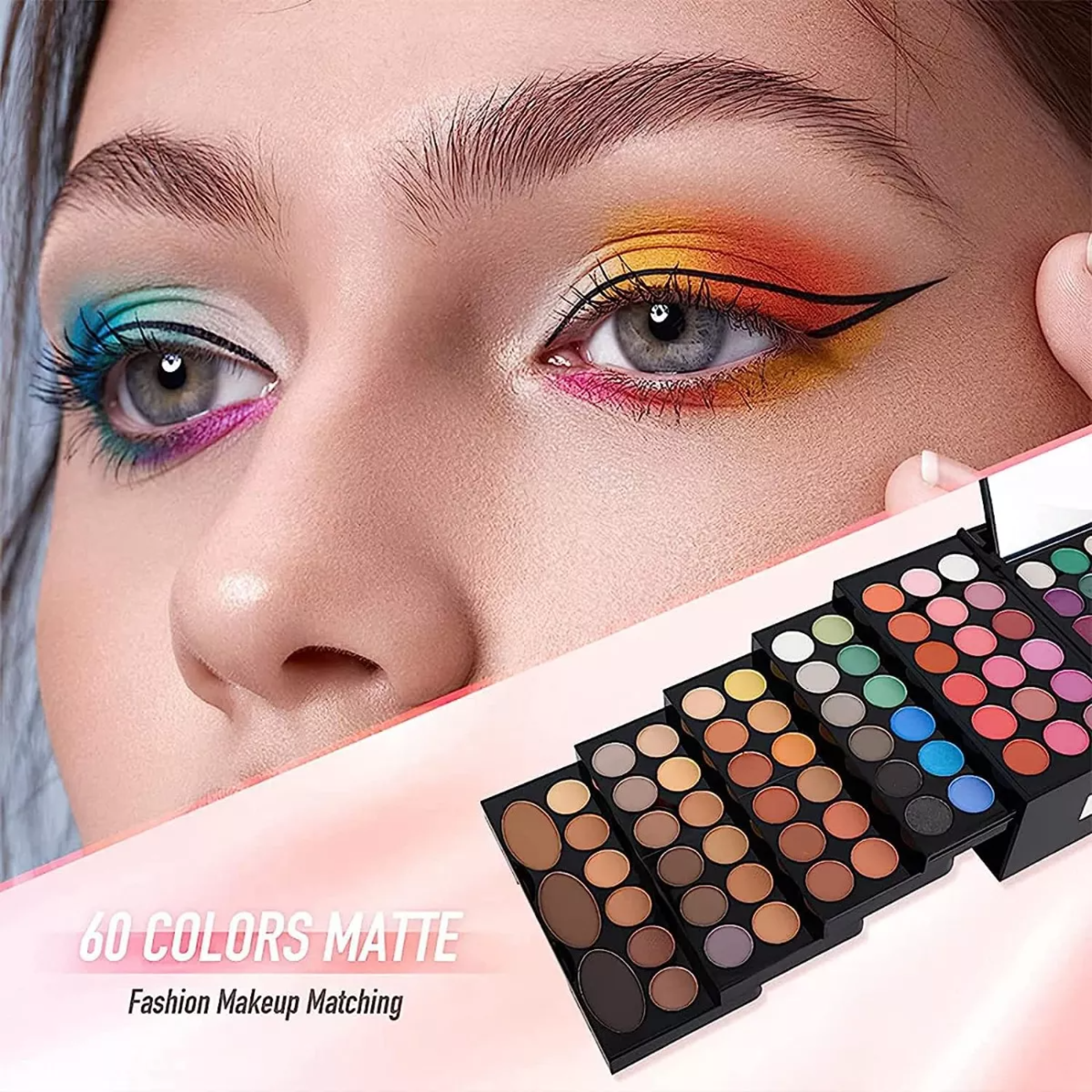 Miss Rose 142 Color Sombra De Ojos Paleta Paleta De Maquilla