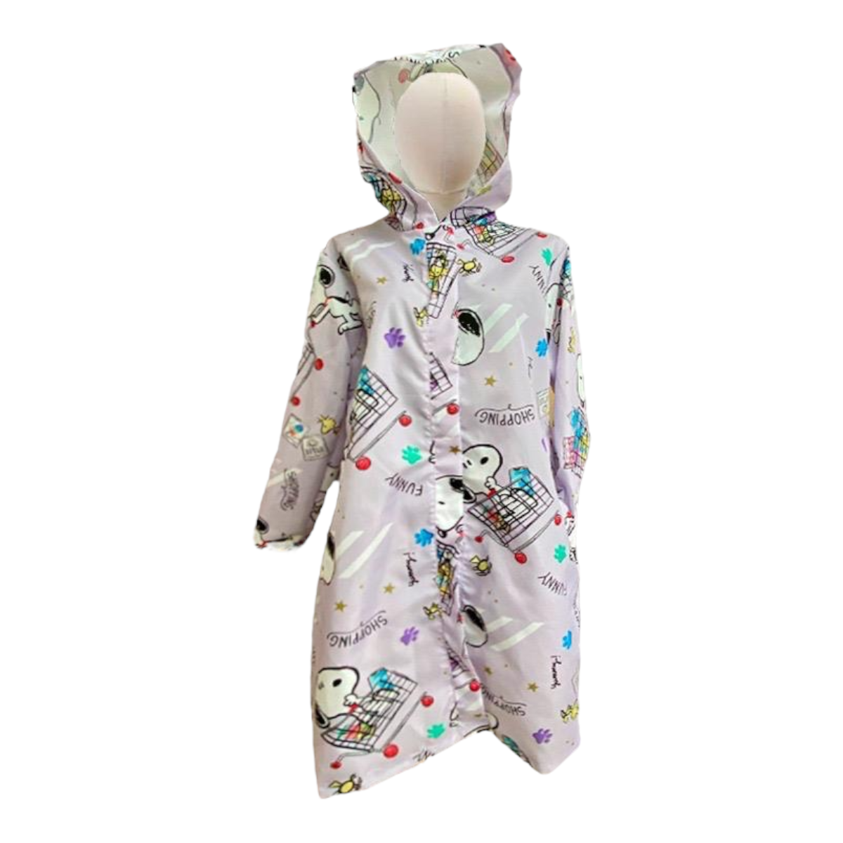 Chamarra Impermeable Para Lluvia Diseño dibujos animados Snoopie Peanuts