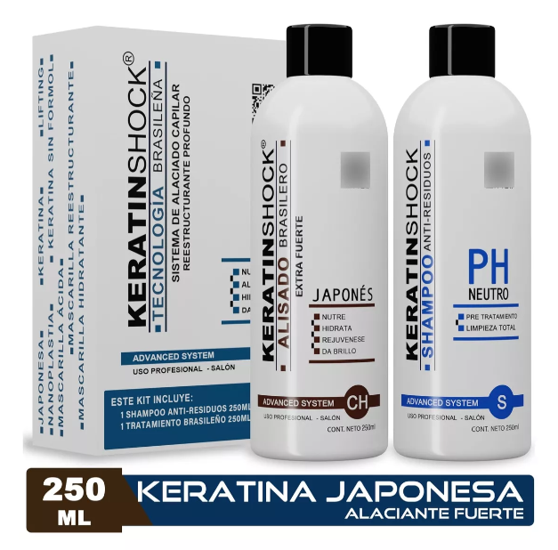 Keratina Brasileña Kit Shampoo y Tratamiento T