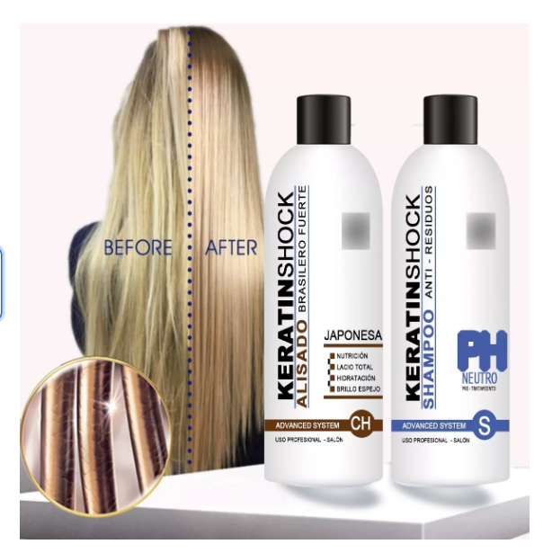 Keratina Brasileña Kit Shampoo y Tratamiento T