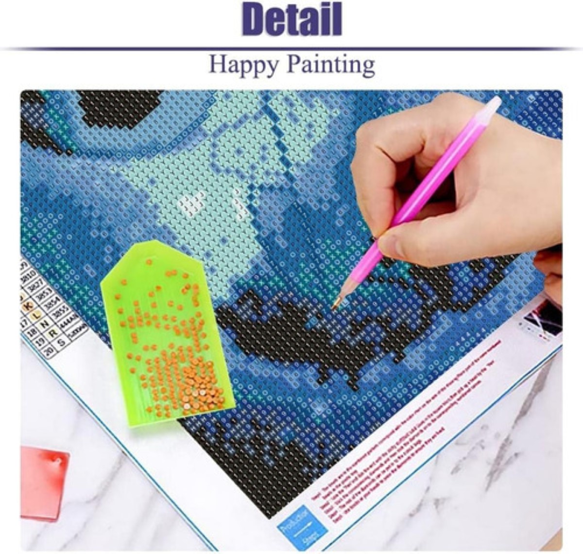 Kits De Pintura Diamantes Para Stitch 5d Diy 40×30 cm 3 pzs COLORES