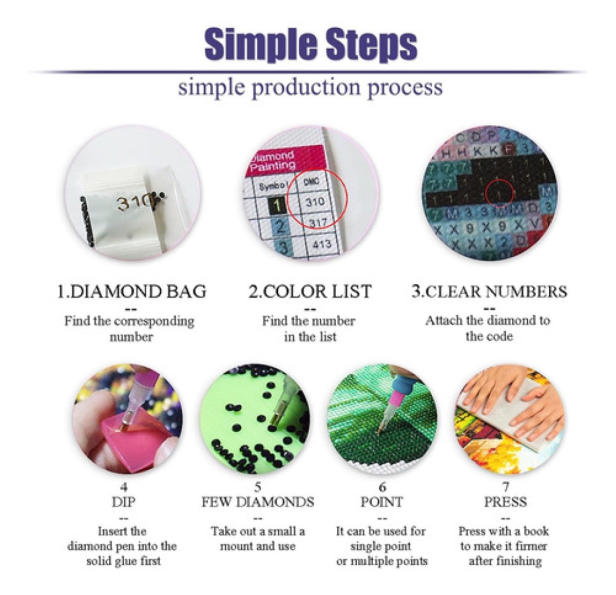 Kits De Pintura Diamantes Para Stitch 5d Diy 40×30 cm 3 pzs COLORES