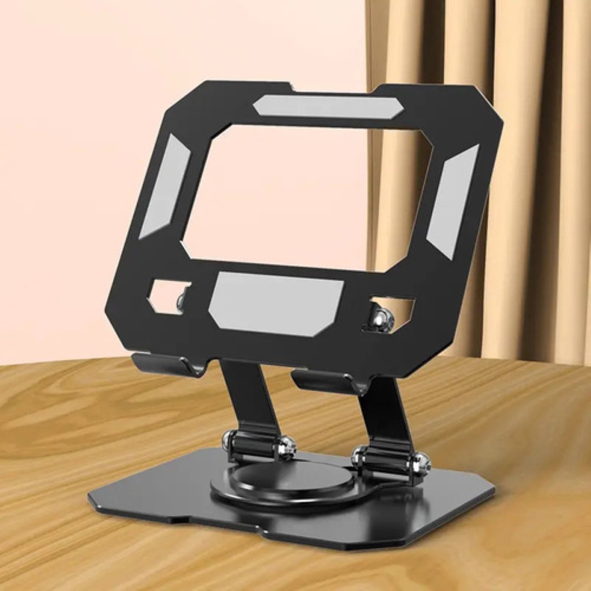 Base De Soporte Ajustable Plegable Giratorio 360 Para Tablet NEGRO