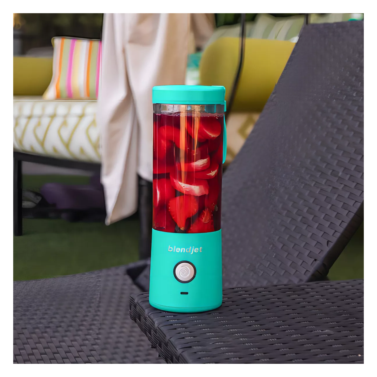 Licuadora Portatil Blendjet 2 - 2-pack, 16 Oz (negro Y Aqua)