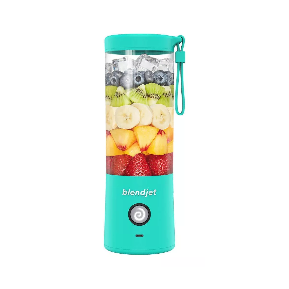 Licuadora Portatil Blendjet 2 - 2-pack, 16 Oz (negro Y Aqua)