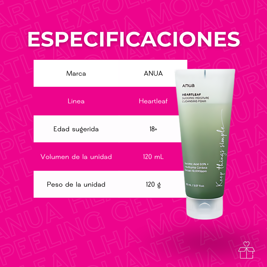 Anua Heartleaf Lha Moisture Peeling Gel Exfoliante