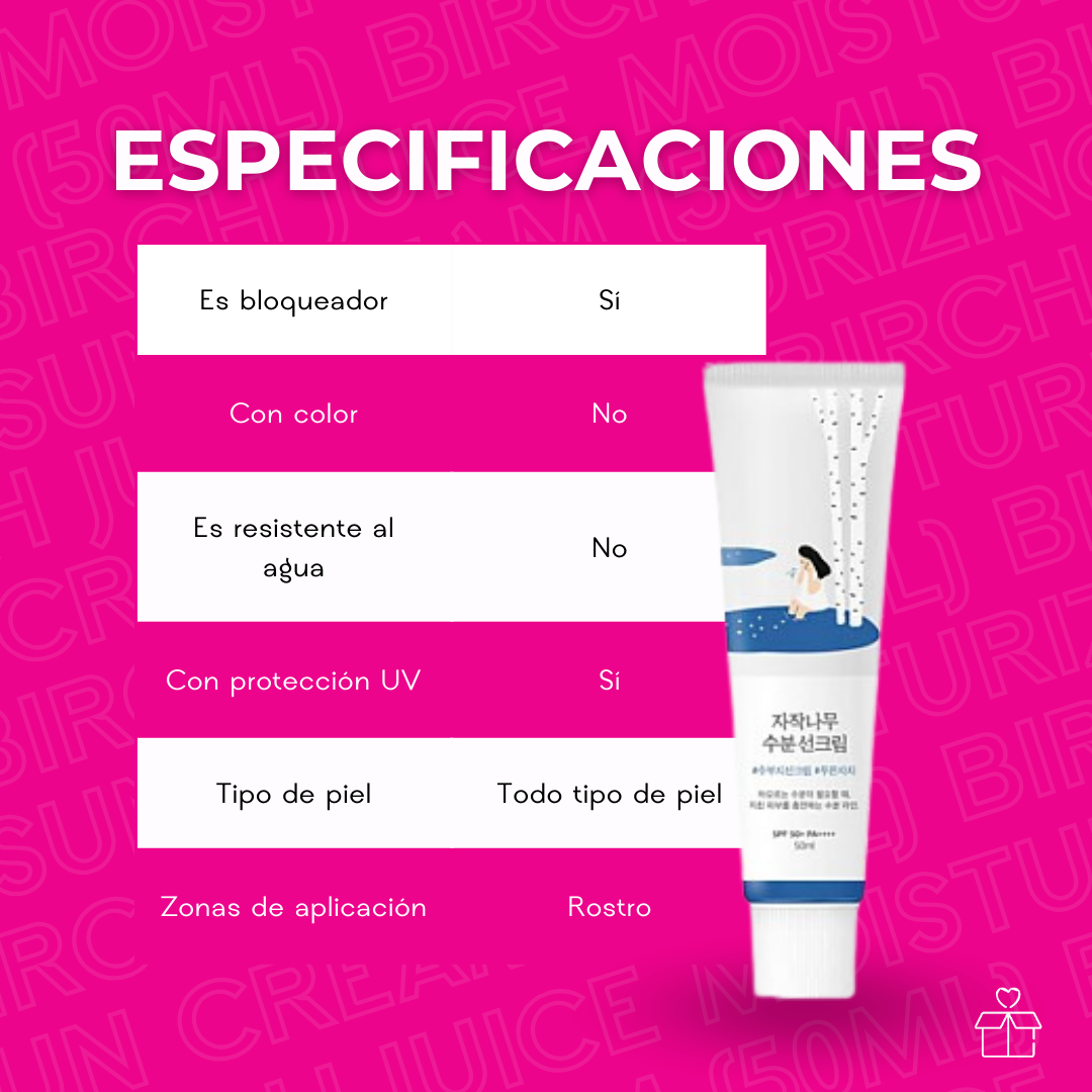 Round Lab Birch Juice Moisturizing Sunscreen Spf 50+ Pa