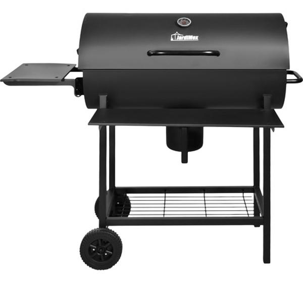 Asador Carbon Ahumador Parrilla 70cm Mesa Frontal + Cenicero