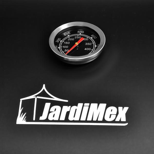 Asador Carbon Ahumador Parrilla 70cm Mesa Frontal + Cenicero