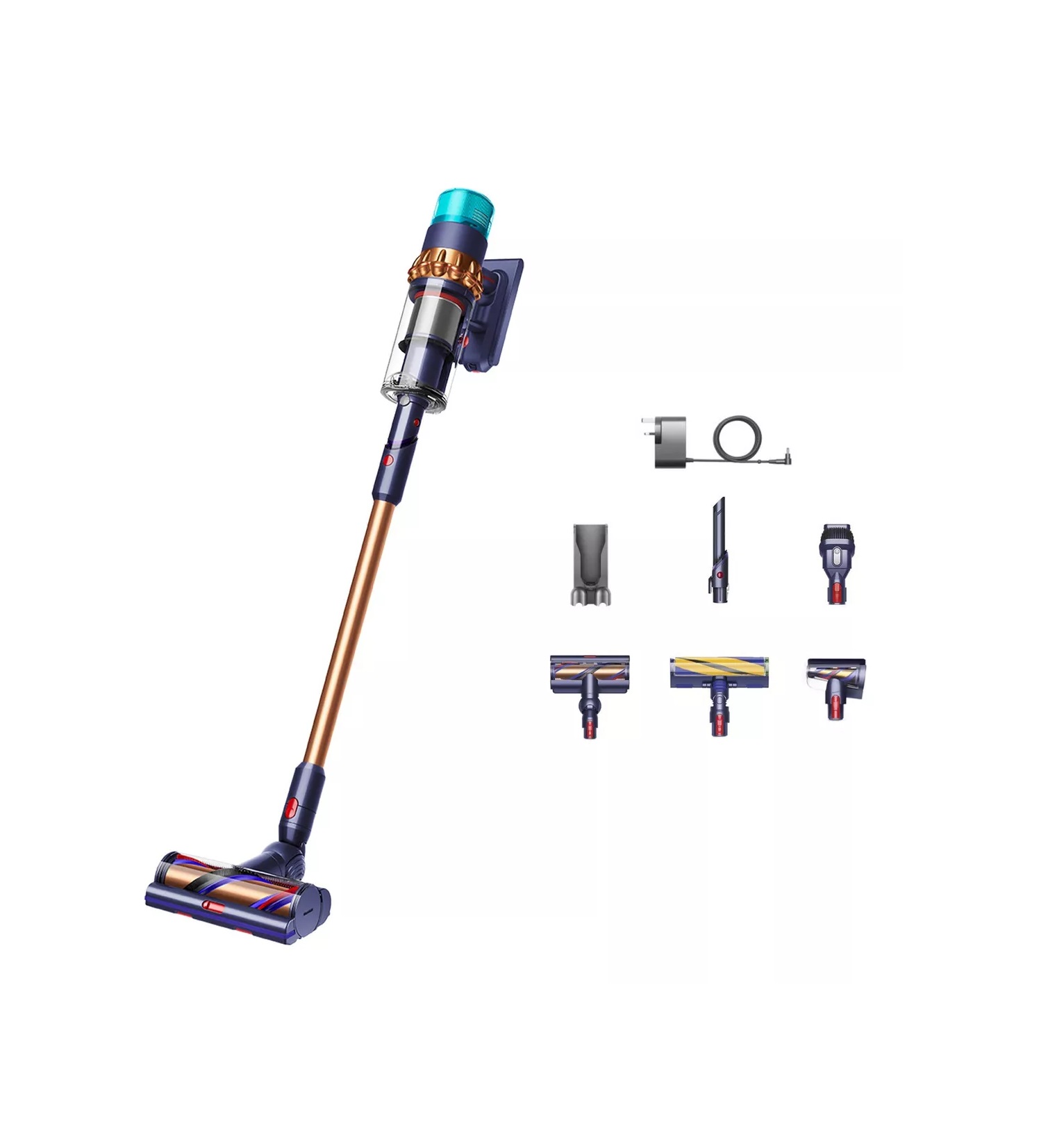 Aspiradora Dyson Sin Cable GEN 5 Detect Absolute Modelo 447329-01-1   Color Azul/Cobre