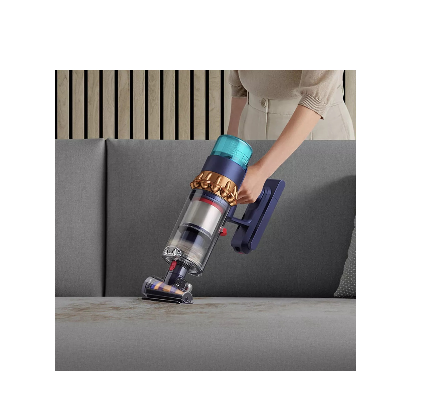 Aspiradora Dyson Sin Cable GEN 5 Detect Absolute Modelo 447329-01-1   Color Azul/Cobre