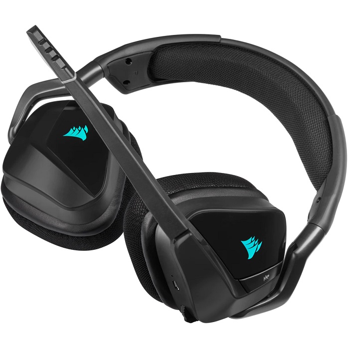 Diadema Corsair VOID RGB ELITE Wireless USB Surround 7.1 Gaming Carbon CA-9011201-NA
