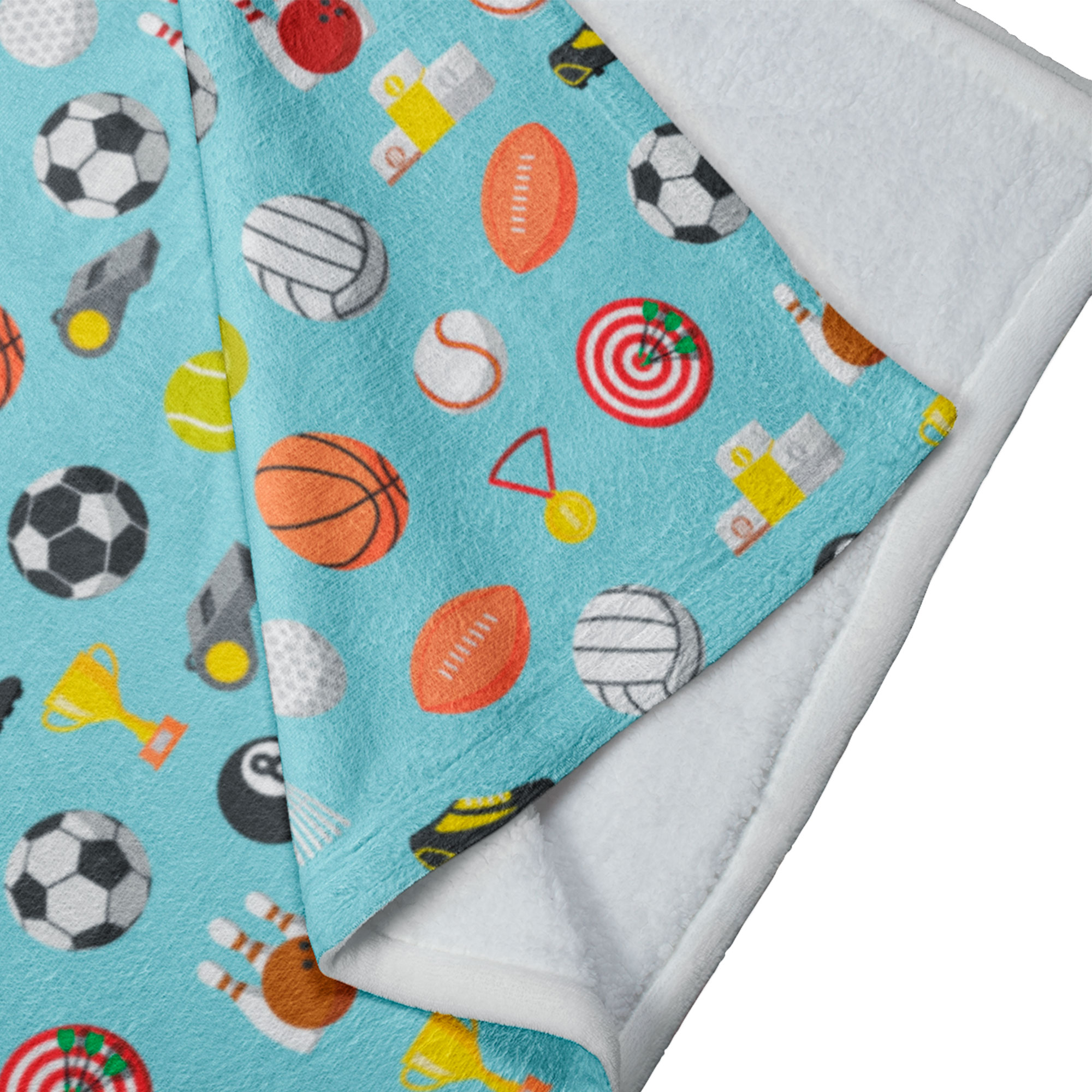 Cobija Manta Frazada Diseño de Balones Verdes Ultra Suave y Ligera de Alta Calidad