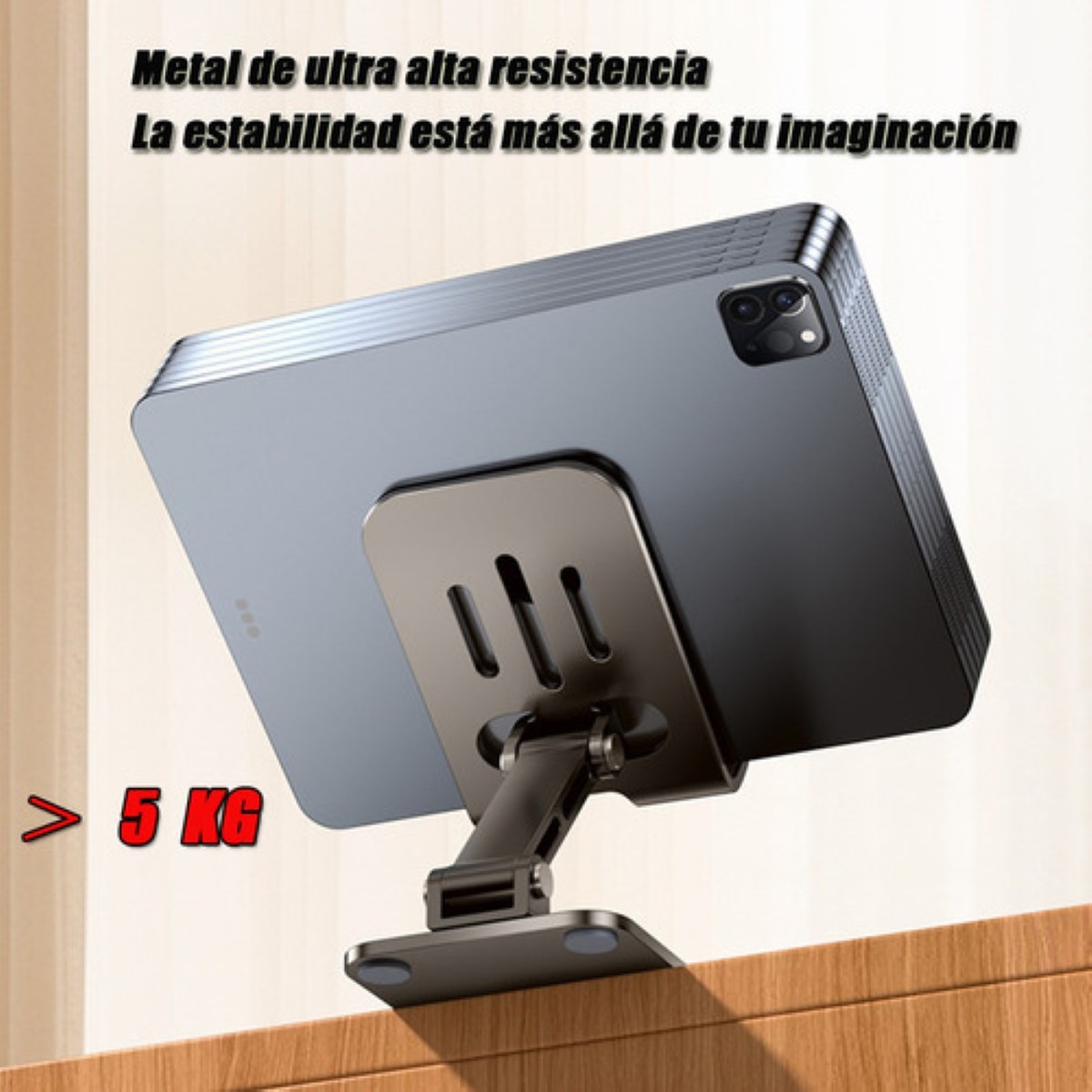 Soporte Ajustable De Aluminio Para Teléfono/tablet/consola PLATA