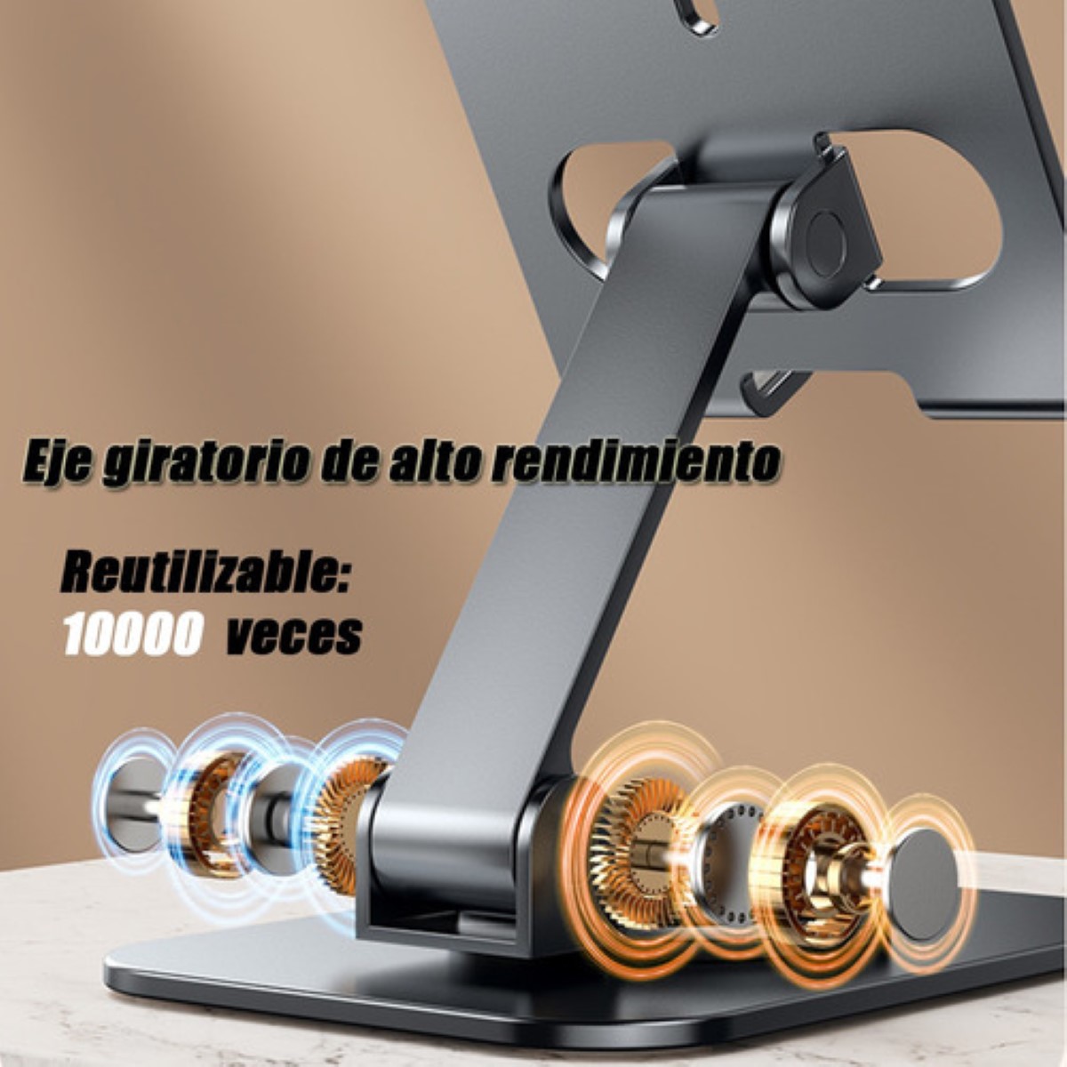 Soporte Ajustable De Aluminio Para Teléfono/tablet/consola PLATA