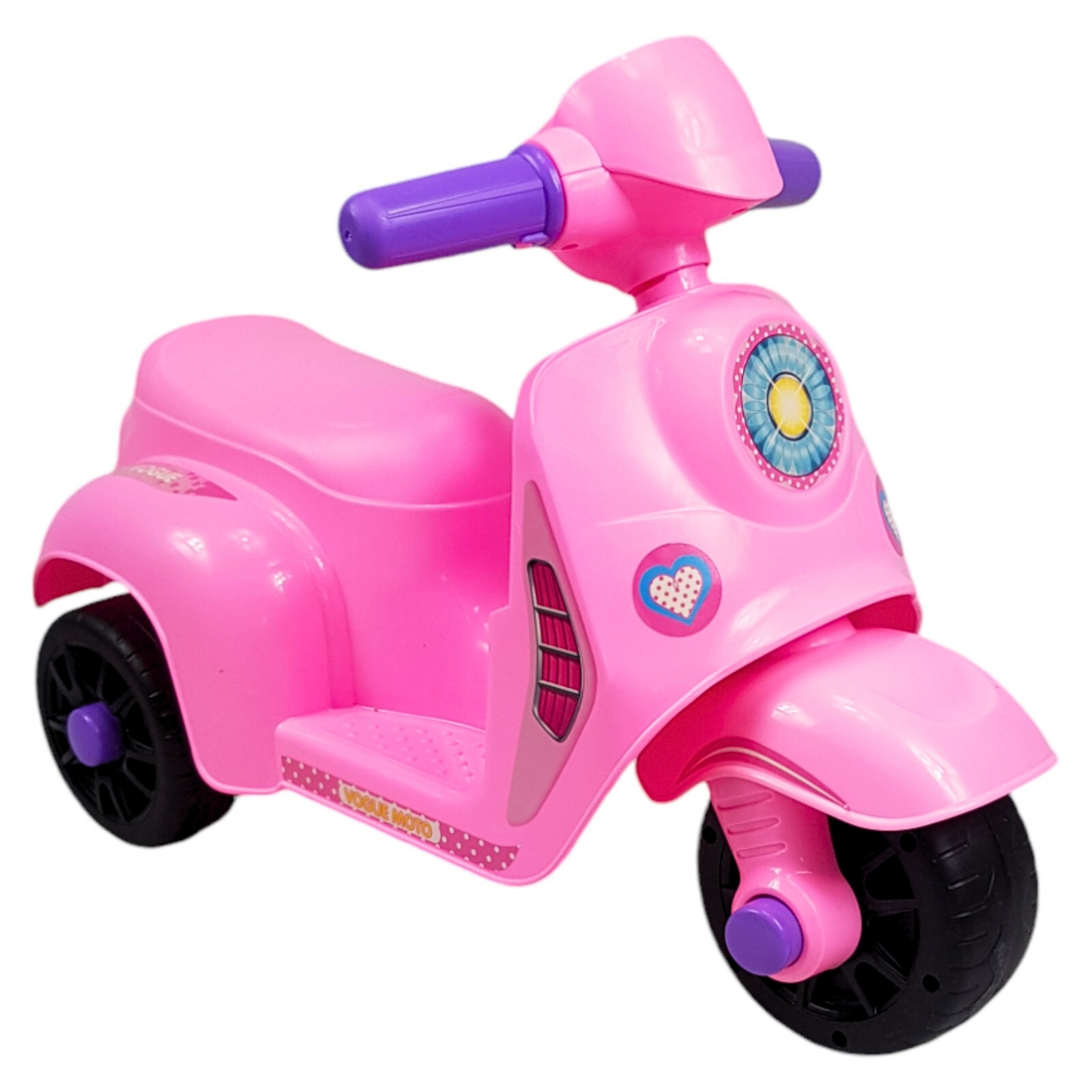 Montable Correpasillos para Niños Juguete de Equilibrio Moto - Rosa.