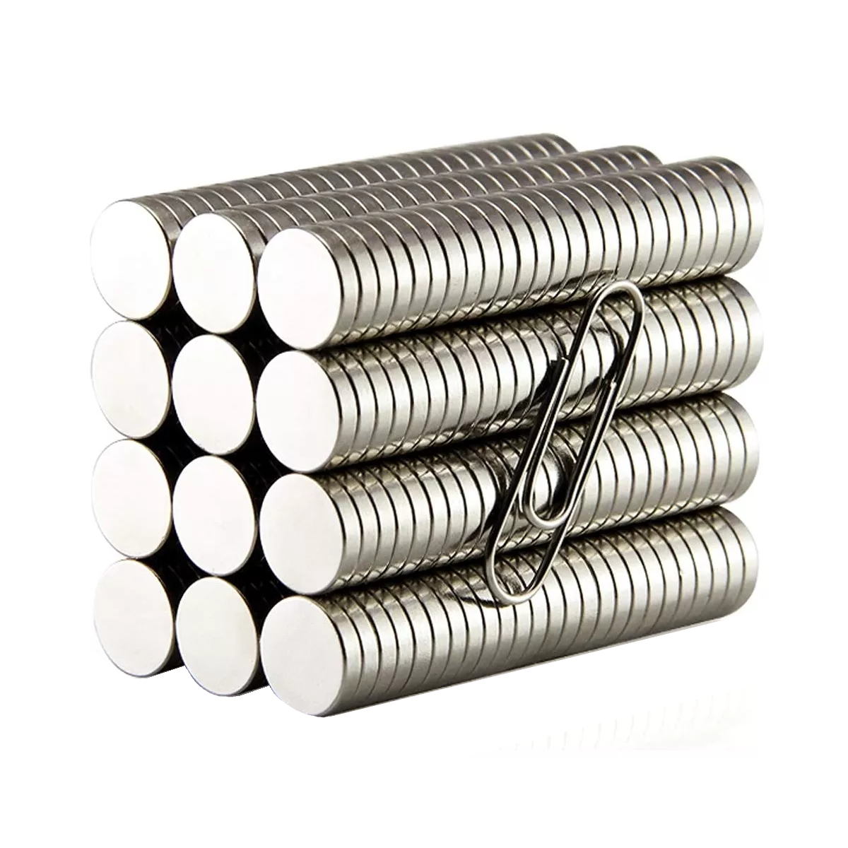 100 Imanes De Neodimio Magneto Circular Potente 10mm X 3mm