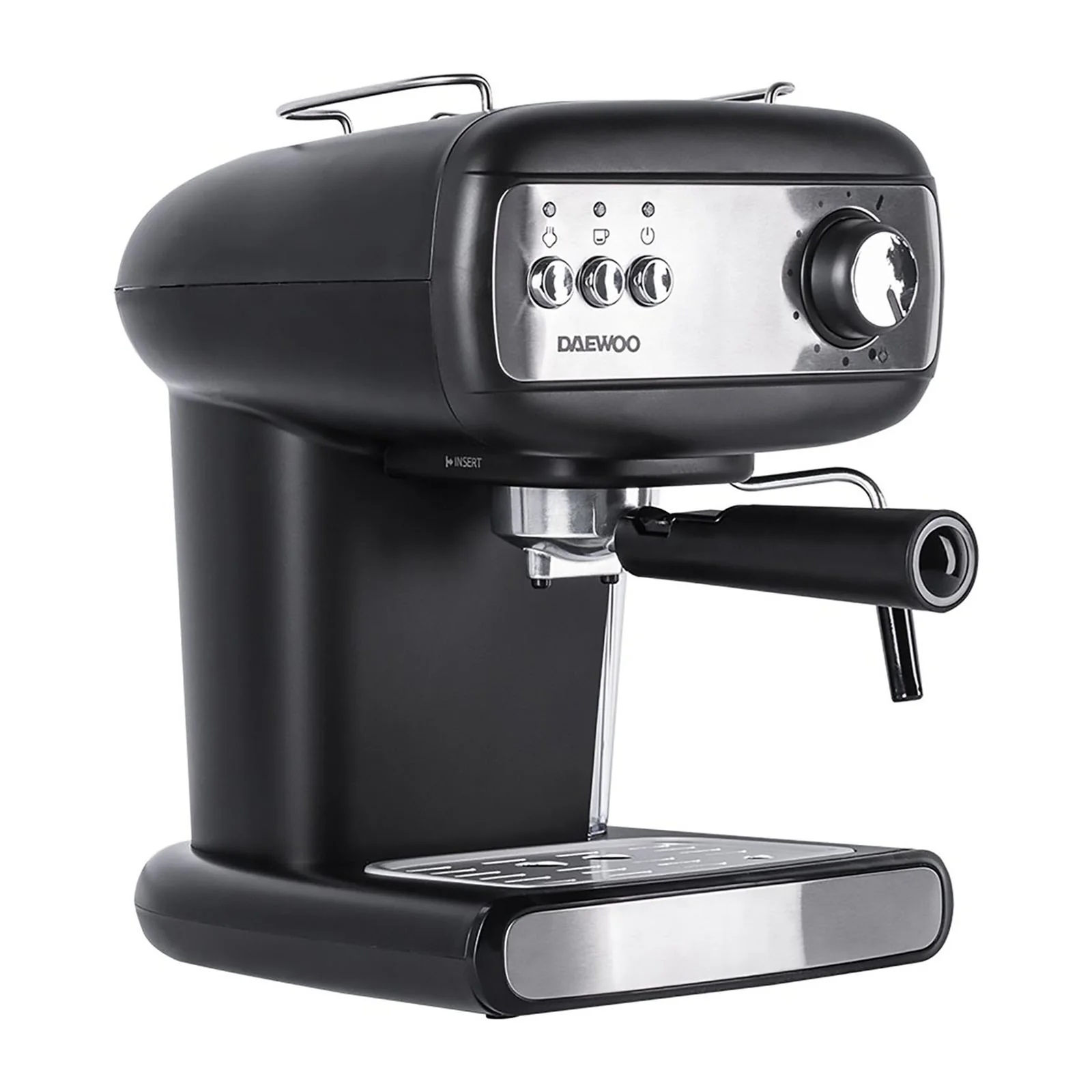 Cafetera para Expresso Daewoo 1.2 Litros Negra DES-1548