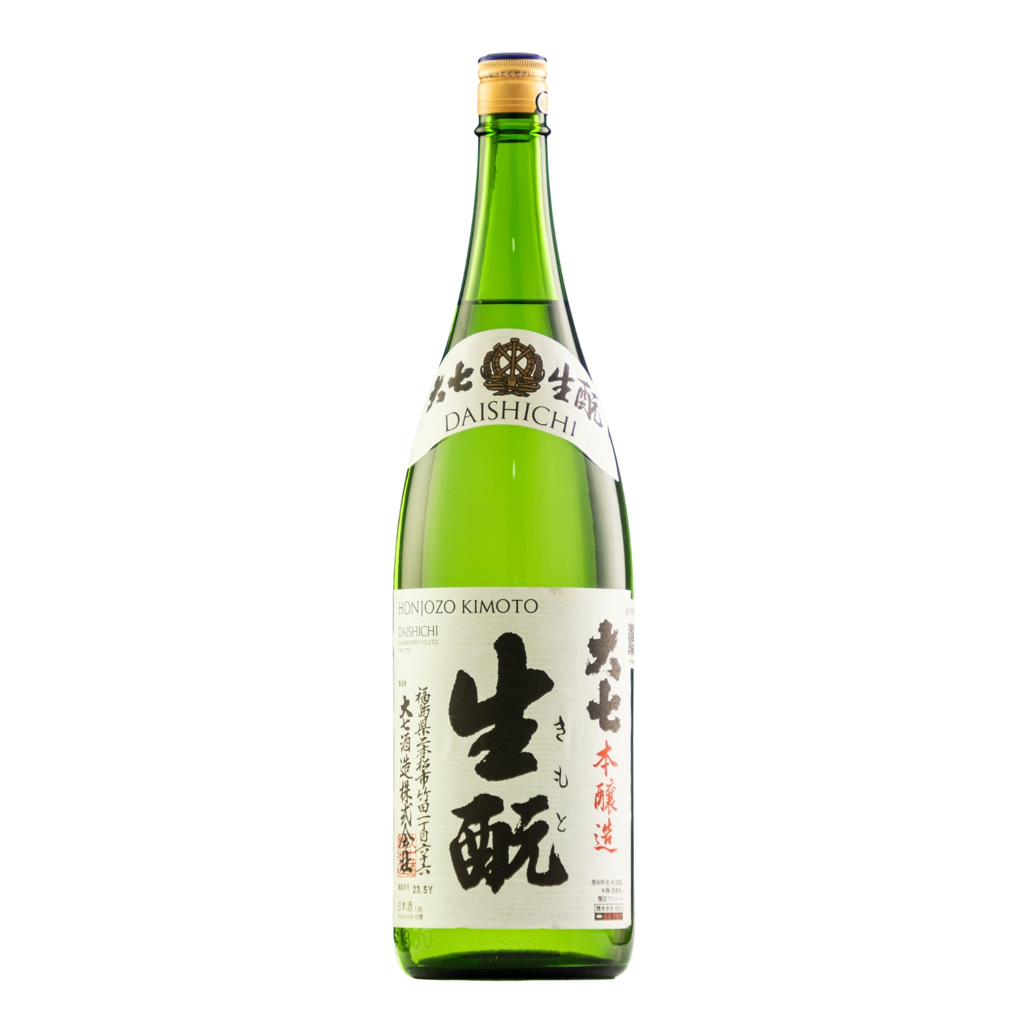 Sake Daishichi Kimoto Honjozo 1800 Ml 