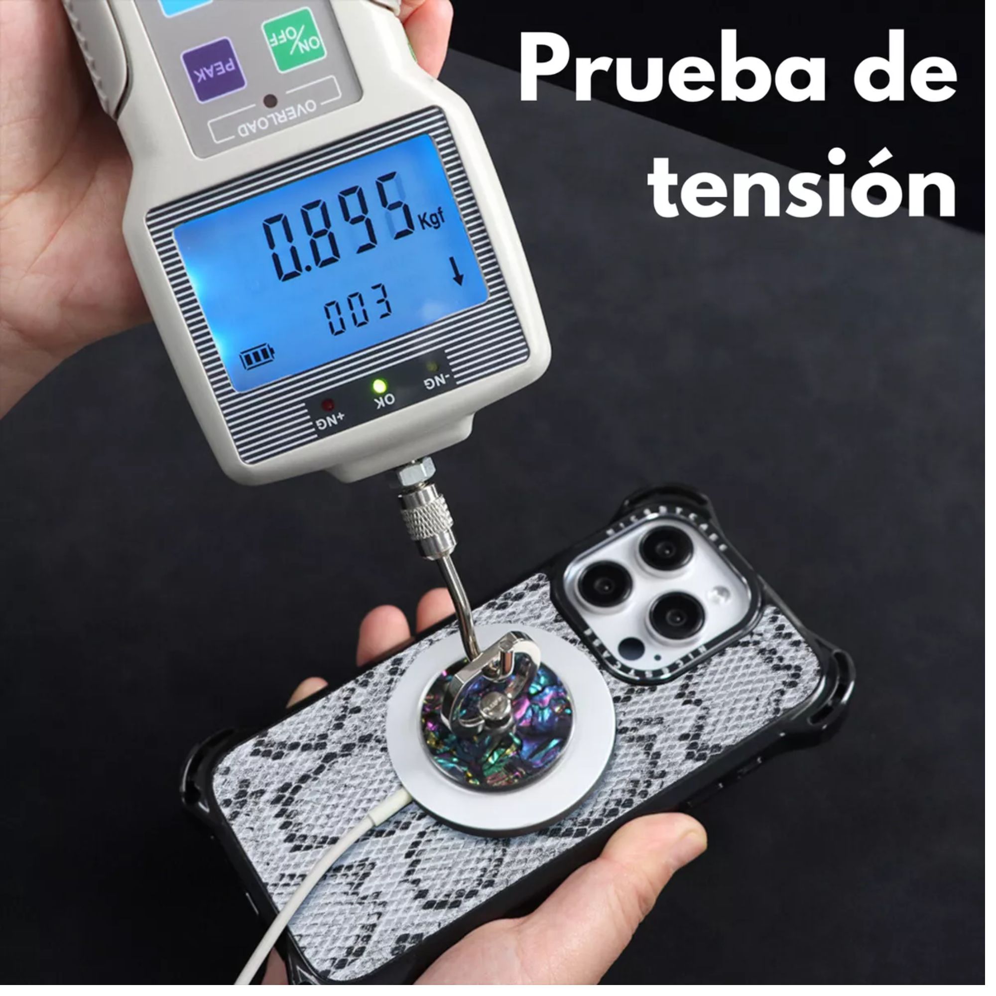 Funda Uso Rudo Para iPhone Magsafe Ultra Bounce Animal Print Protector para Iphone 14 plus/15 plus / Piton