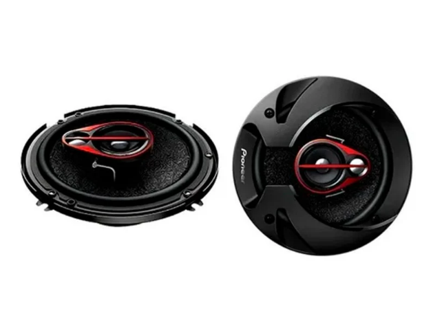 Par de Bocinas de 6.5"  PIONEER TS-R1651S-2 de 3 vías 300W Max